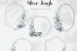 Silver Jungle. Animals & Nature
