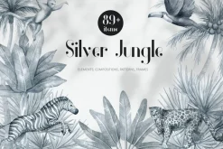 Silver Jungle. Animals & Nature