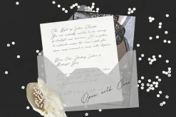 Silver Thread Textured Script Font
