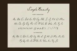 Simple Beauty | Handwritten Font