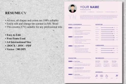 Simple Resume Template | Editable