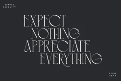 Simple Serenity Serif & Script