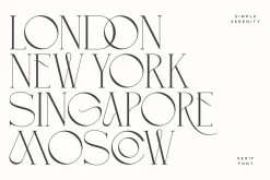 Simple Serenity Serif & Script