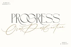 Simple Serenity Serif & Script