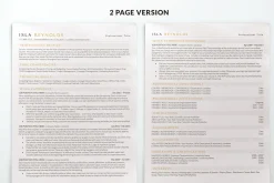 Simple Resume Template ATS Friendly