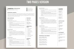 Simple Resume Template | CV Template