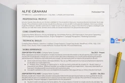 Simple Resume Template Google Docs