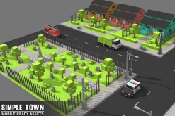 Simple Town - Cartoon City Assets