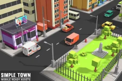 Simple Town - Cartoon City Assets