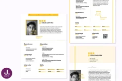Simple yellow - Resume collection