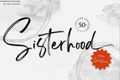 Sisterhood - Chic Brush Font