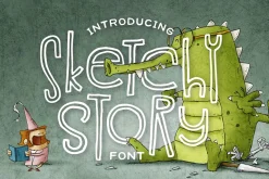 Sketchy Story Font