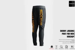 Skinny Jogging Pant for Men Mockups