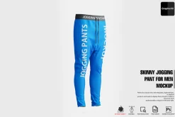 Skinny Jogging Pant for Men Mockups