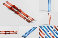 Skis Mockup