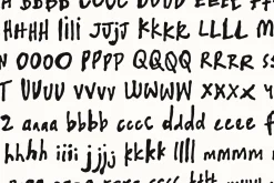 Skribblugh Round - Handwriting Font