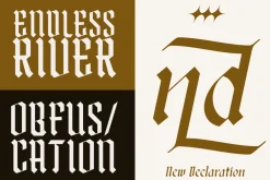 Skullines - Blackletter Display Font