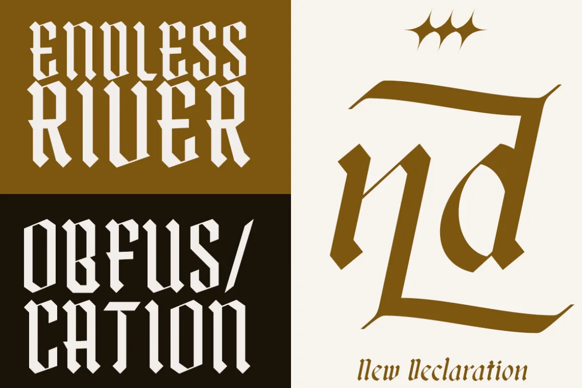 Skullines - Blackletter Display Font