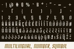 Skullines - Blackletter Display Font