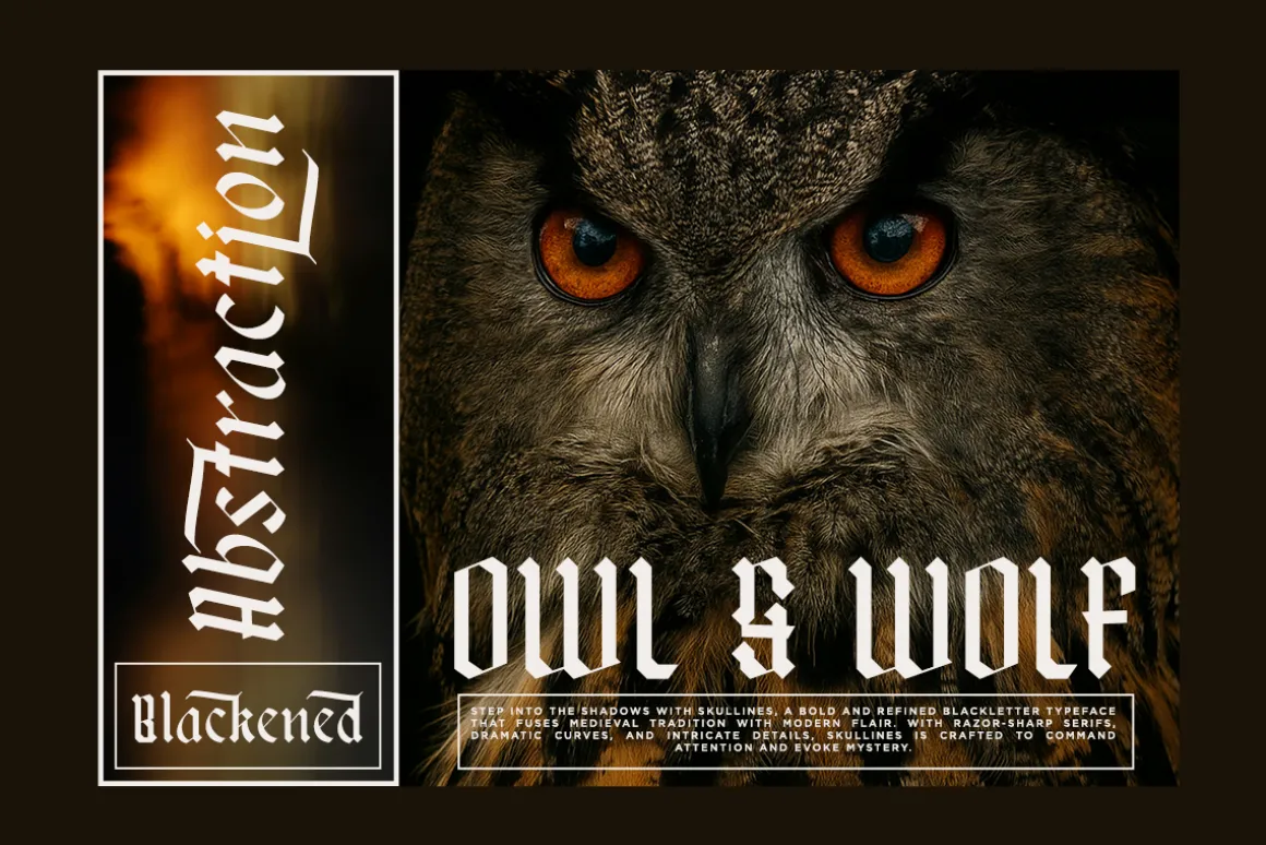Skullines - Blackletter Display Font