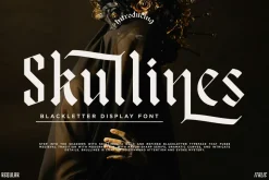 Skullines - Blackletter Display Font