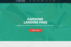 SkyBuilders One Page PSD Template