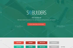 SkyBuilders One Page PSD Template