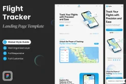 SkyNav - Mobile App Landing Page