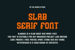 Slabanz - Slab Serif & Sport Font