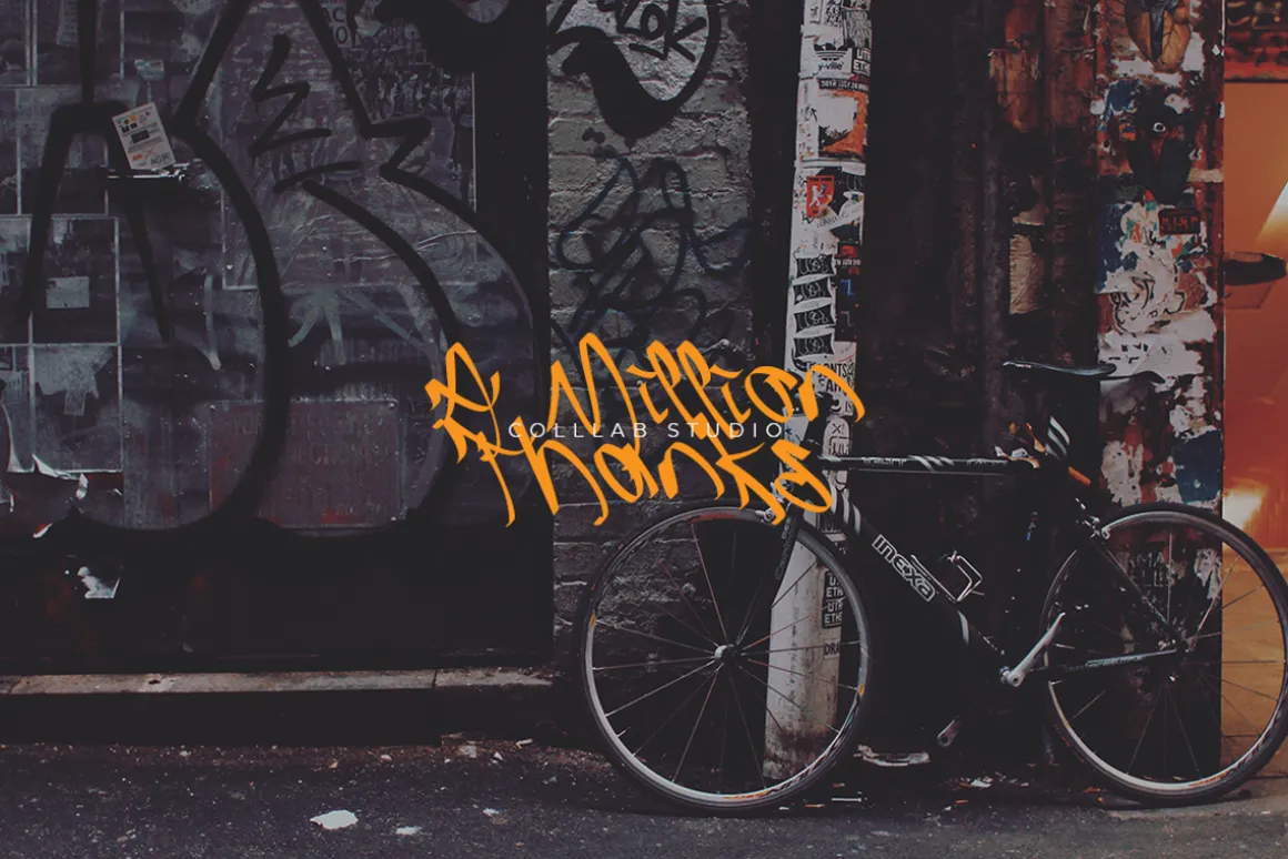 Slash Roller | A Graffiti Font