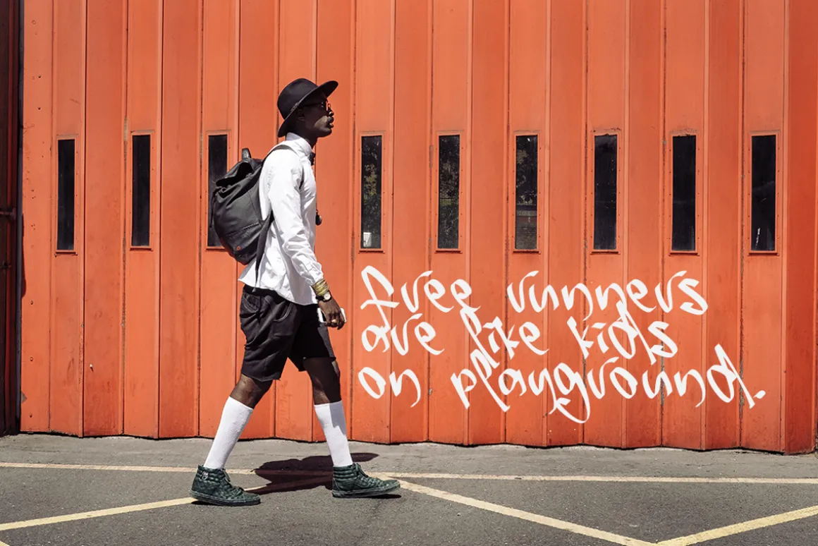 Slash Roller | A Graffiti Font