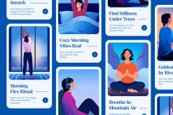 Sleep and Meditation Illustration