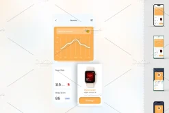 Sleep Tracker App Screen Design