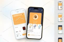 Sleep Tracker App Screen Design