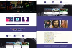 Sliced: PSD One-Page Template