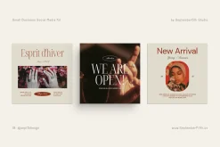 Small Business Social Media CANVA+PS