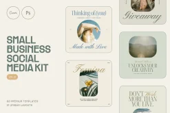 Small Business Social Media CANVA+PS