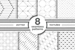 Small dotted seamless patterns
