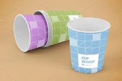 Small Paper Cup Mockup