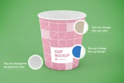 Small Paper Cup Mockup