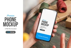 Smartphone Mockup Holiday Gifts