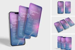 Smartphone With Screen Mockup