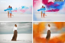 Smoke Bomb Photo Overlays