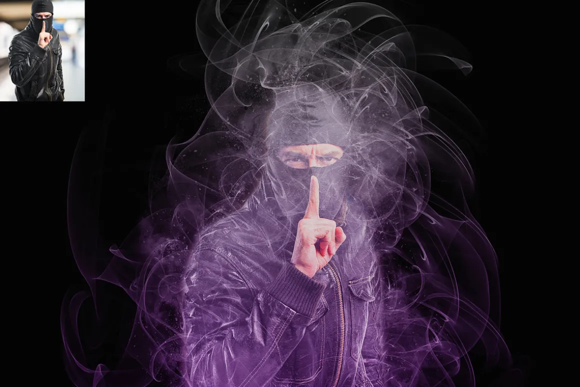 Smoke Effect Photoshop Action