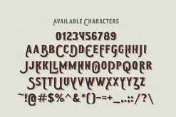 Smoking typeface + Illustration