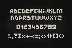 Smooth pixel font