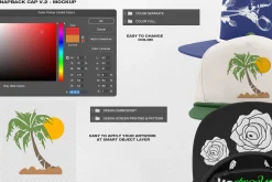 Snapback Cap V.2 - Mockup