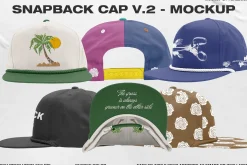 Snapback Cap V.2 - Mockup