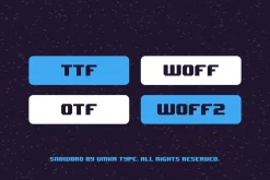 Snowbro Pixel Game Font