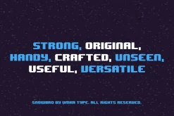 Snowbro Pixel Game Font